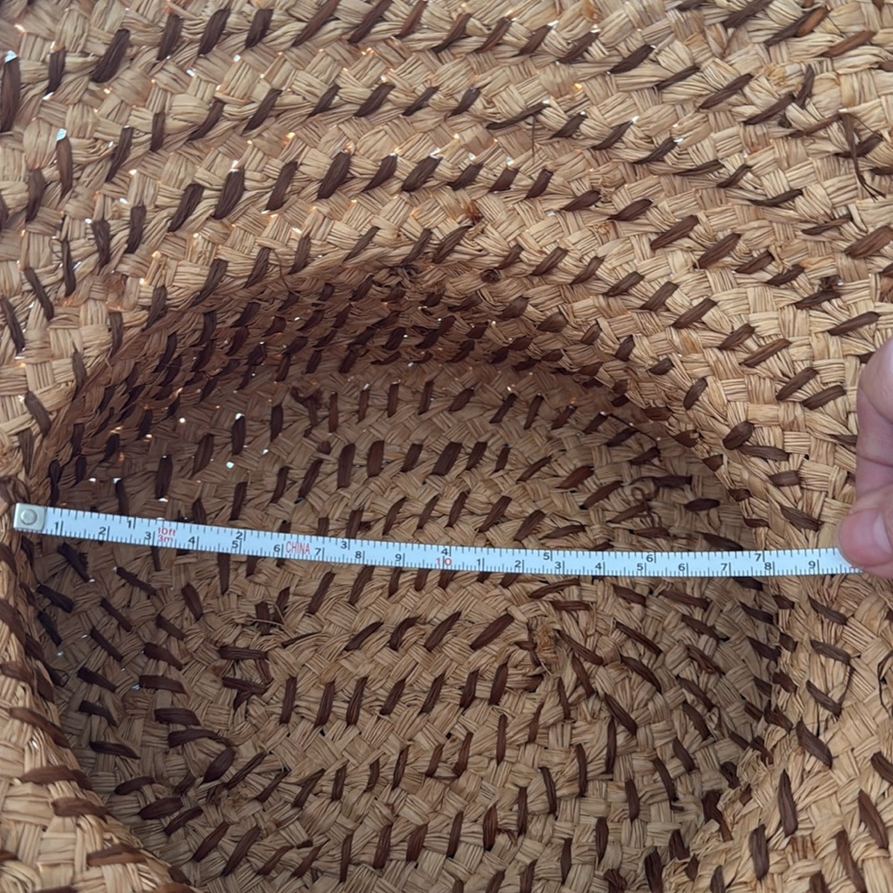 Woven Raffia Hat with Bow - Picture 7 of 10